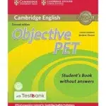 LIBRO: OBJECTIVE PET CAMBRIDGE - STUDENT BOOK - Without Answers
