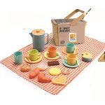 Bioplastico Set de picnic 25 piezas - vegano tallos de trigo